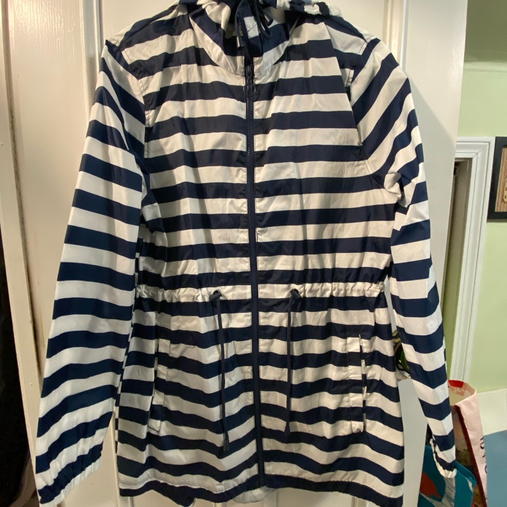 Striped Navy and White Jacket